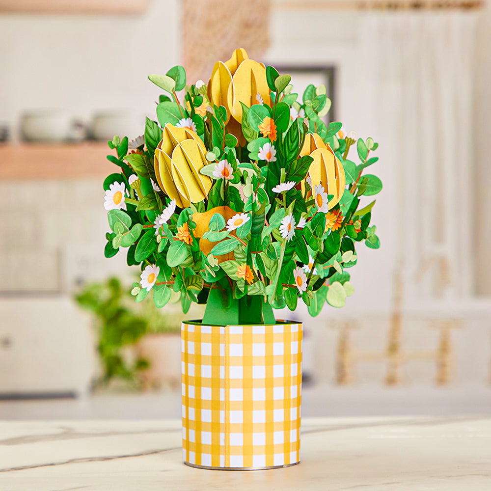 Lemon Pop-Up Flower Bouquet