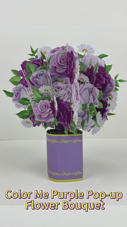 Color Me Purple Pop-up Flower