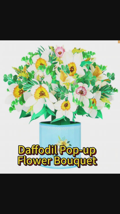 Daffodil Pop-up Flower Bouquet