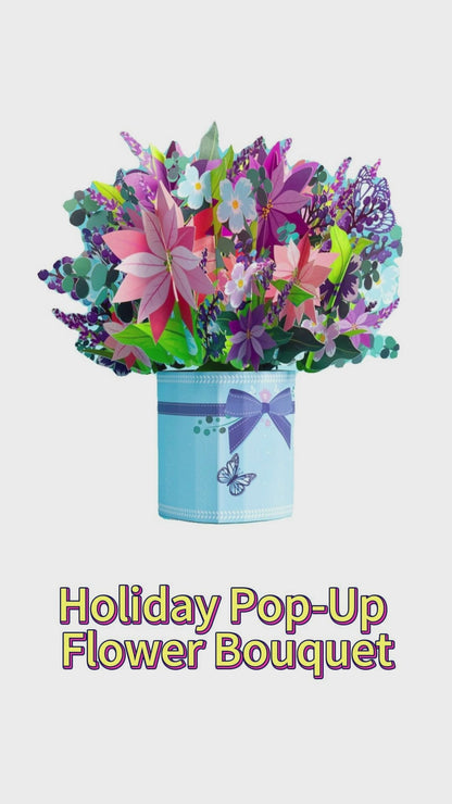 Holiday Pop-Up Flower Bouquet