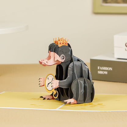 Niffler fantastic beasts Pop-Up Card