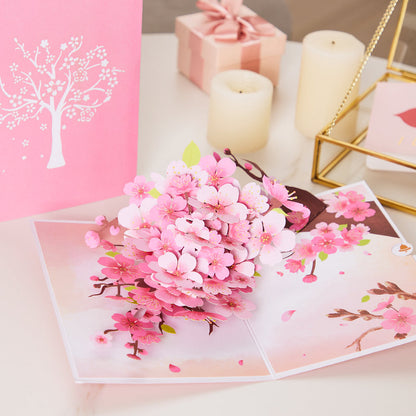 Cherry Blossom Pop-Up Card