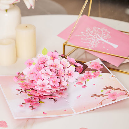 Cherry Blossom Pop-Up Card