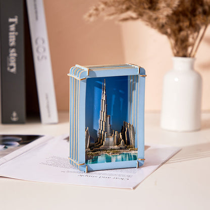 Burj Khalifa pop up painting two