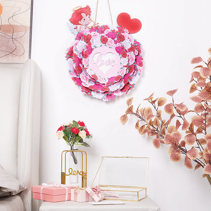 Cupid Rose Wreath