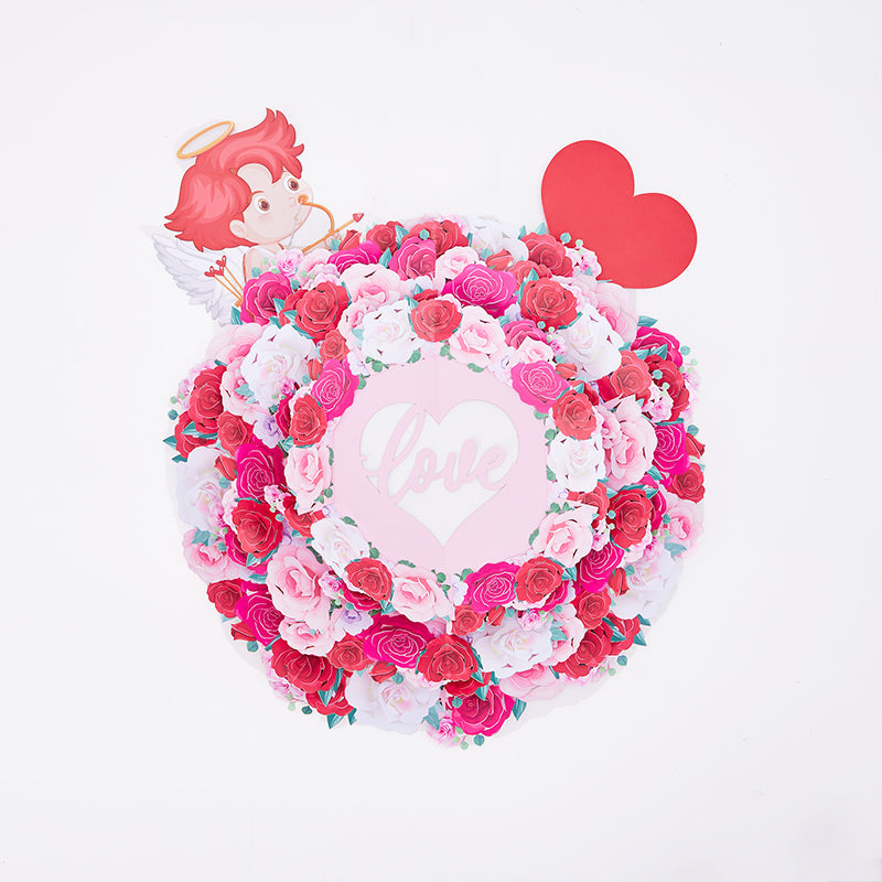 Cupid Rose Wreath