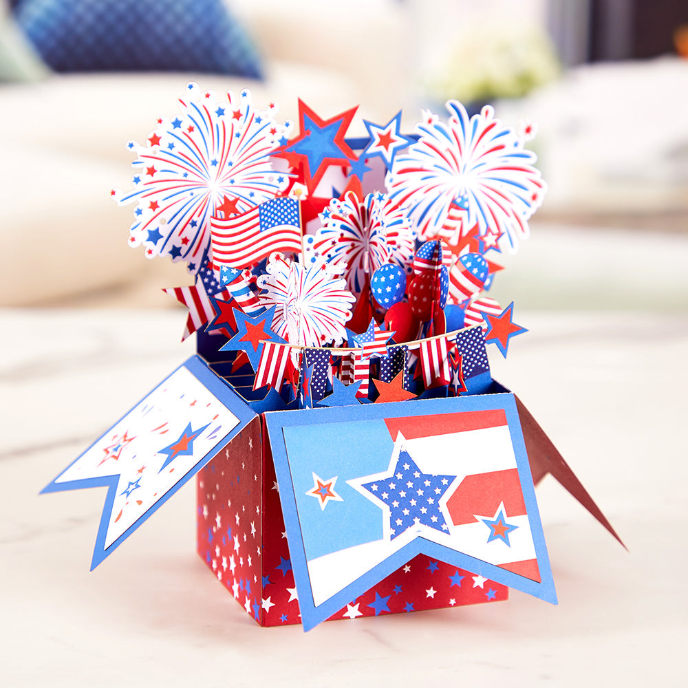 Patriotic Pop-Up Box Card