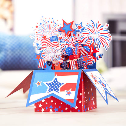 Patriotic Pop-Up Box Card