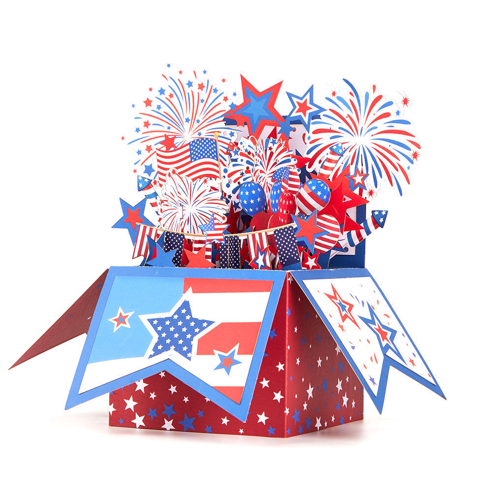 Patriotic Pop-Up Box Card