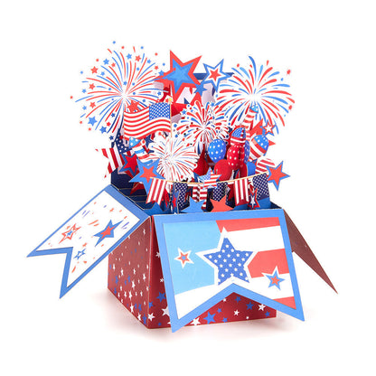 Patriotic Pop-Up Box Card