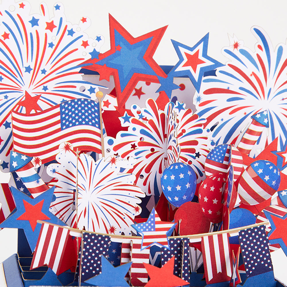 Patriotic Pop-Up Box Card