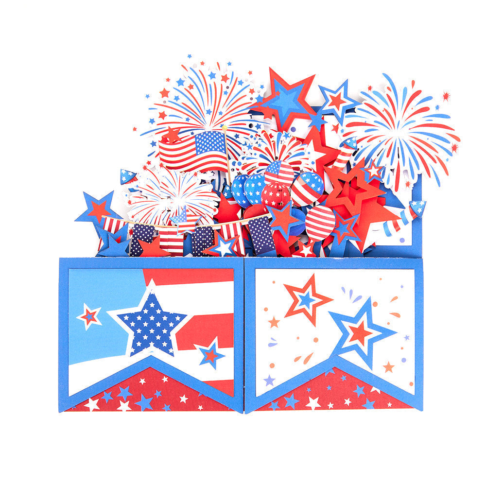 Patriotic Pop-Up Box Card