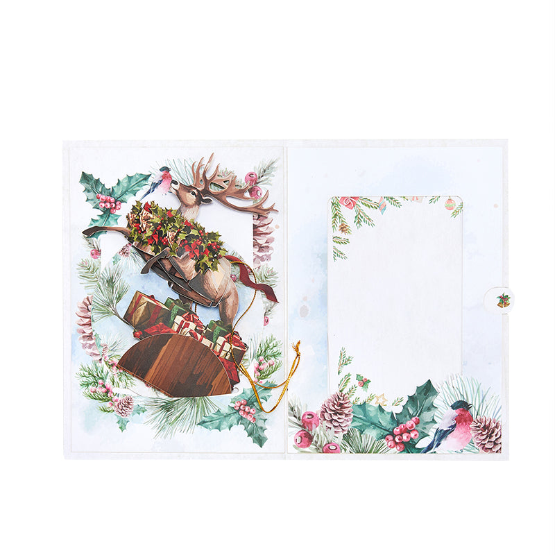 Reindeer Ornament Pop up Card