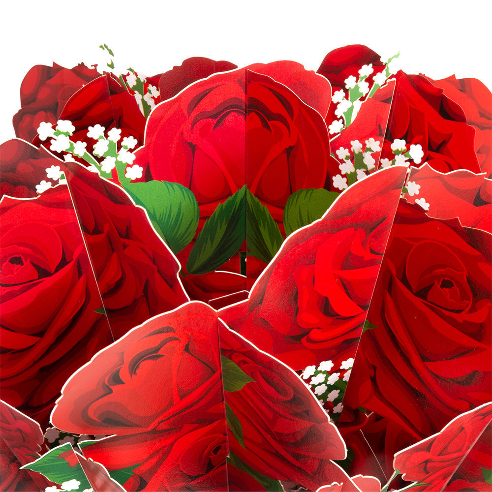 Red Roses Pop-Up Flower Bouquet