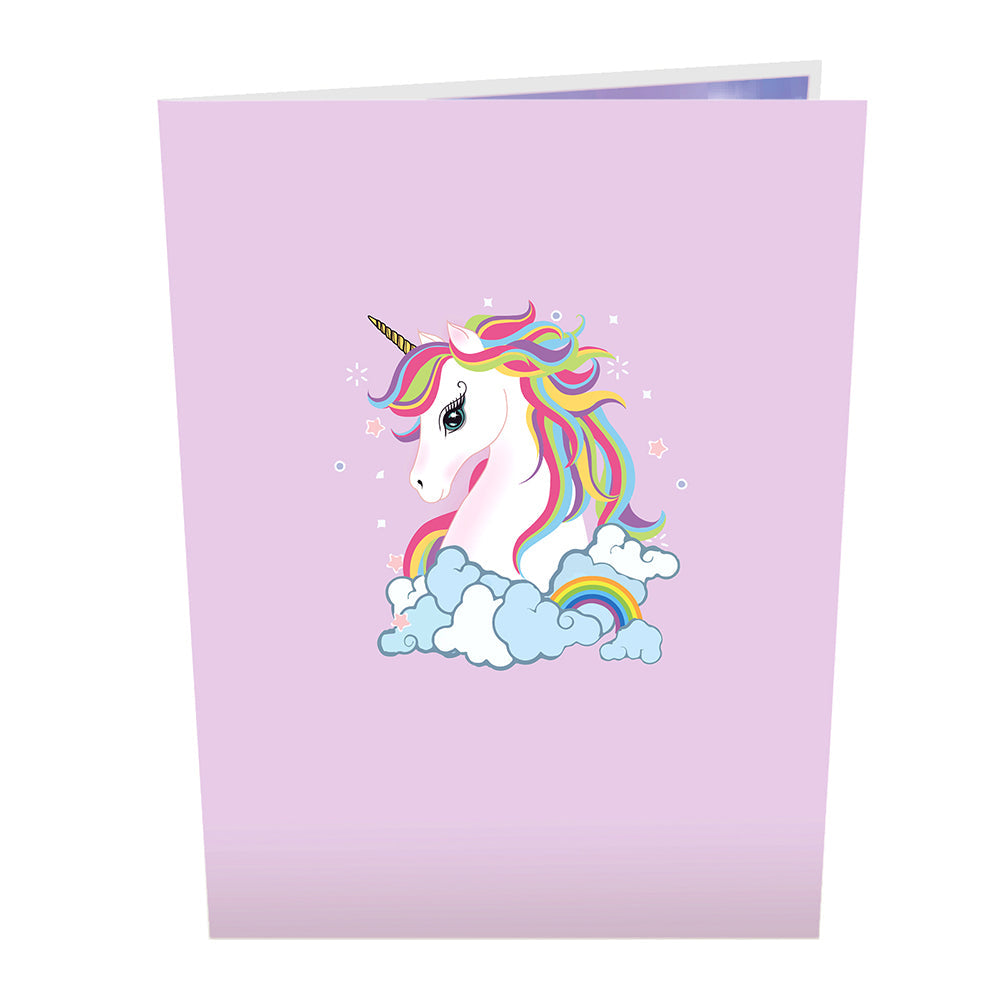 Unicorn Cake Pop-Up Card