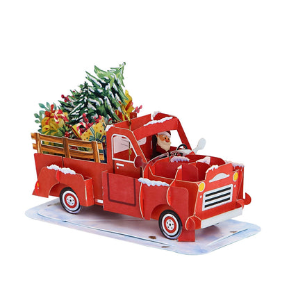 Christmas Truck Pop-Up Ornament