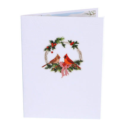 Northern Cardinals and Mailbox Pop-Up Card