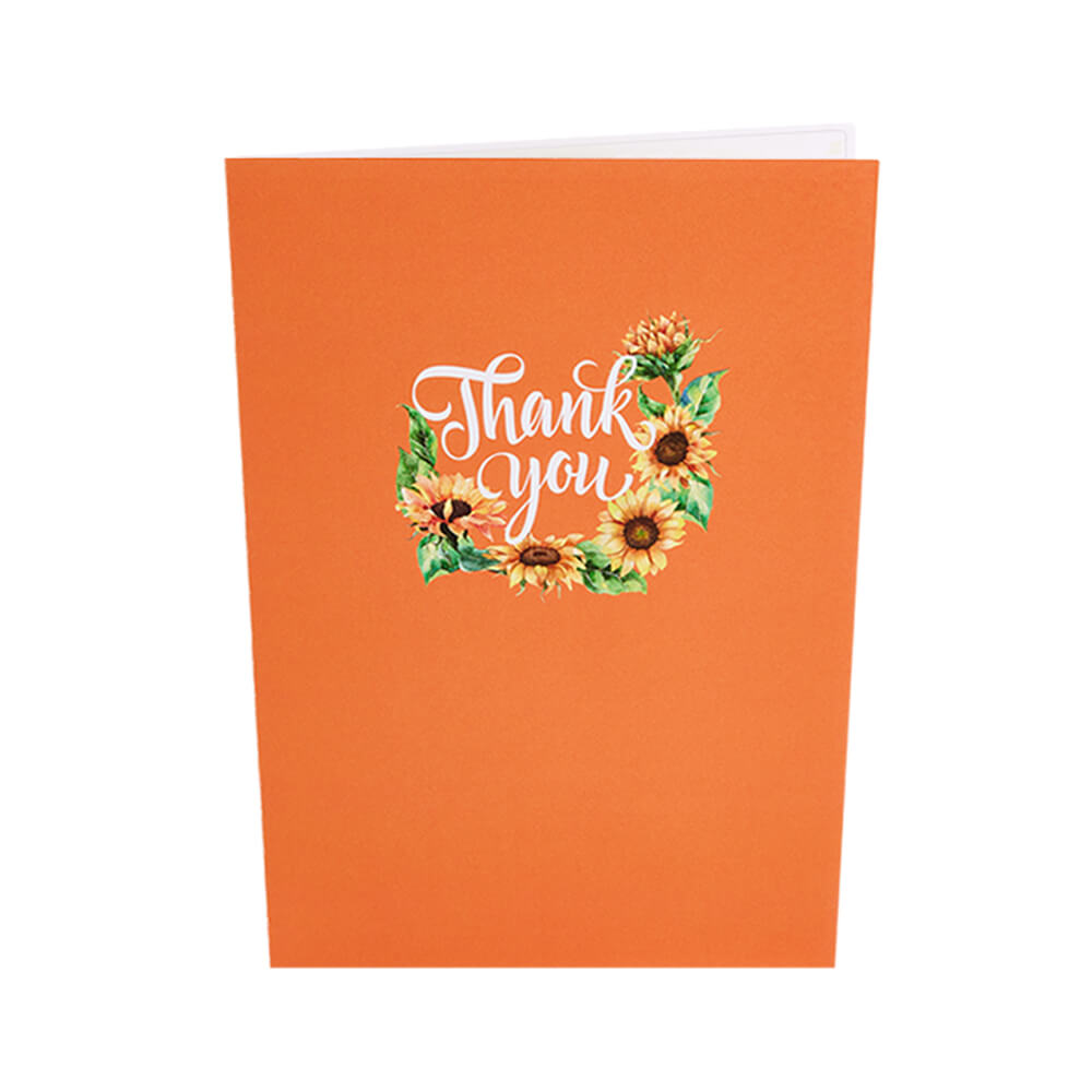 Sunflower Thank You Pop-Up Card