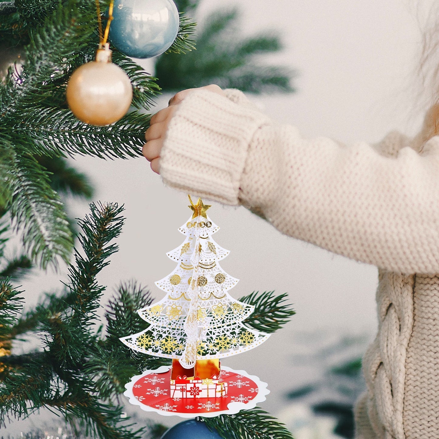 Christmas Tree Pop-Up Ornament