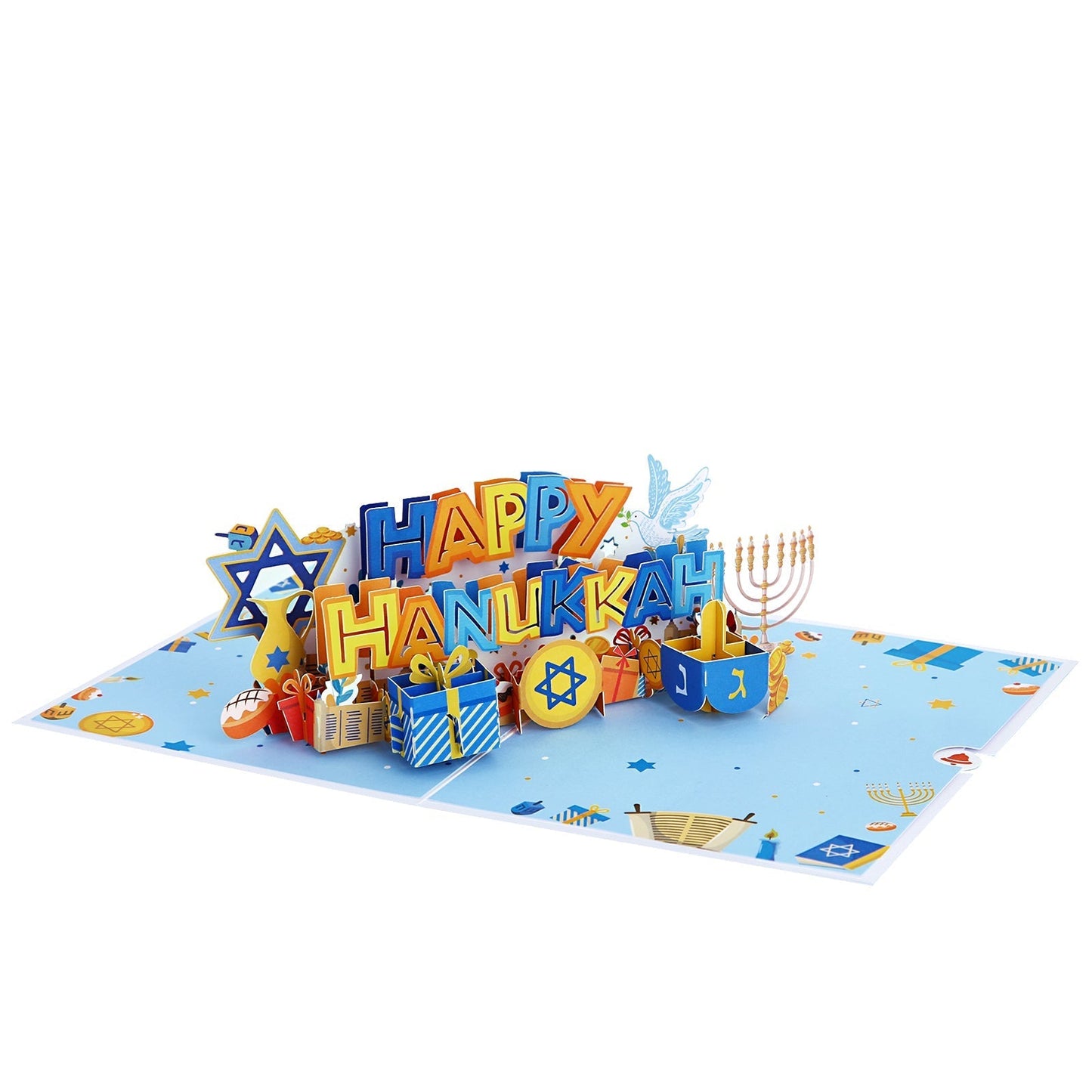 Happy Hanukkah Pop-Up Card