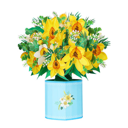 Daffodil Pop-up Flower Bouquet