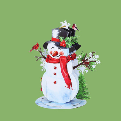 Winter Snowman Pop-Up Ornament