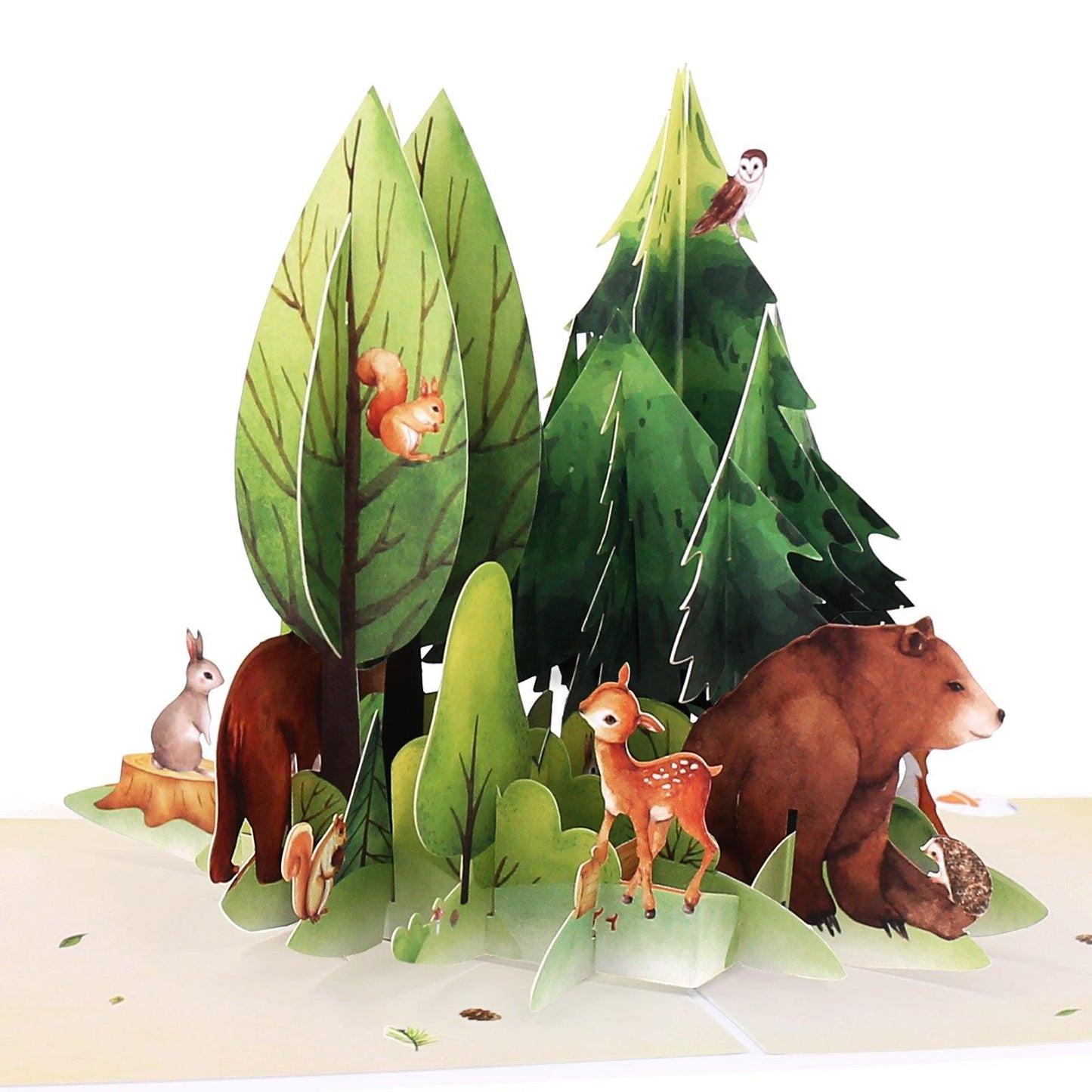 Woodland Animals Pop-Up Card