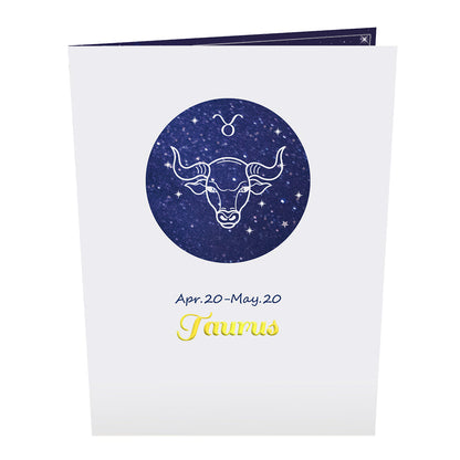 Taurus Pop-Up card