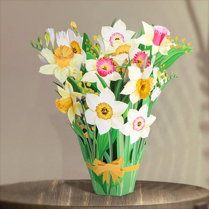 Daffodil Life Sized Bouquet