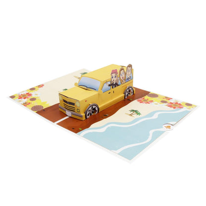 Beach Trip Pop Up Card