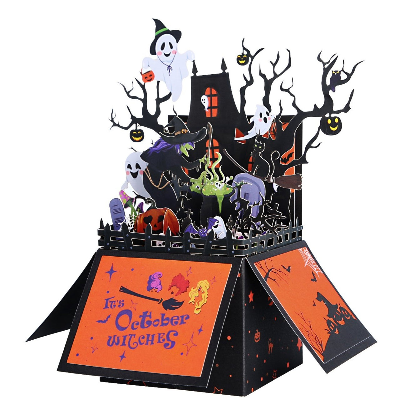 Halloween Witch Pop-Up Card