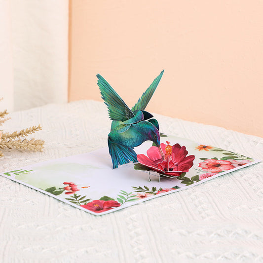 Hummingbird Pop-Up Card