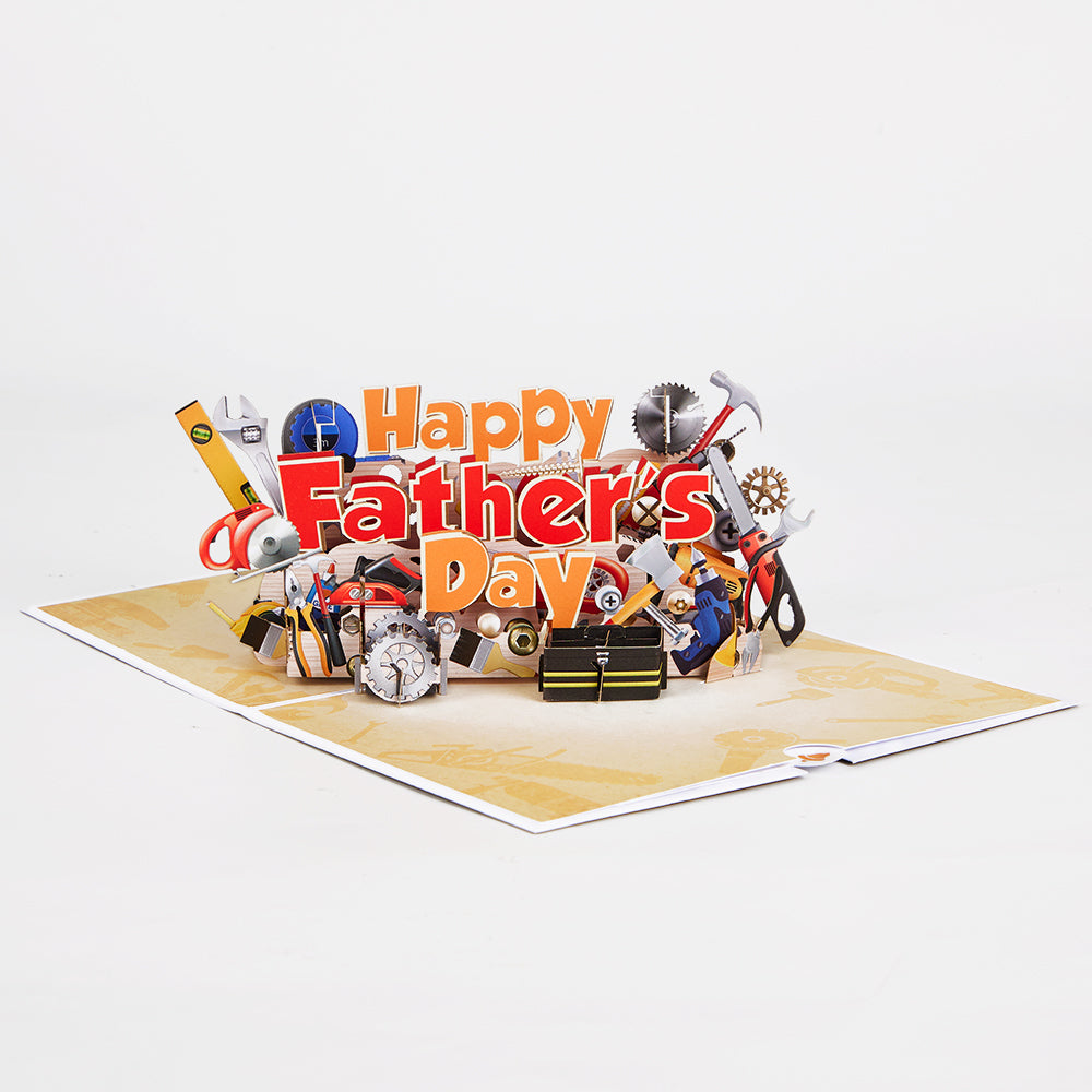 Happy Father's Day Toolbox Pop-up Card