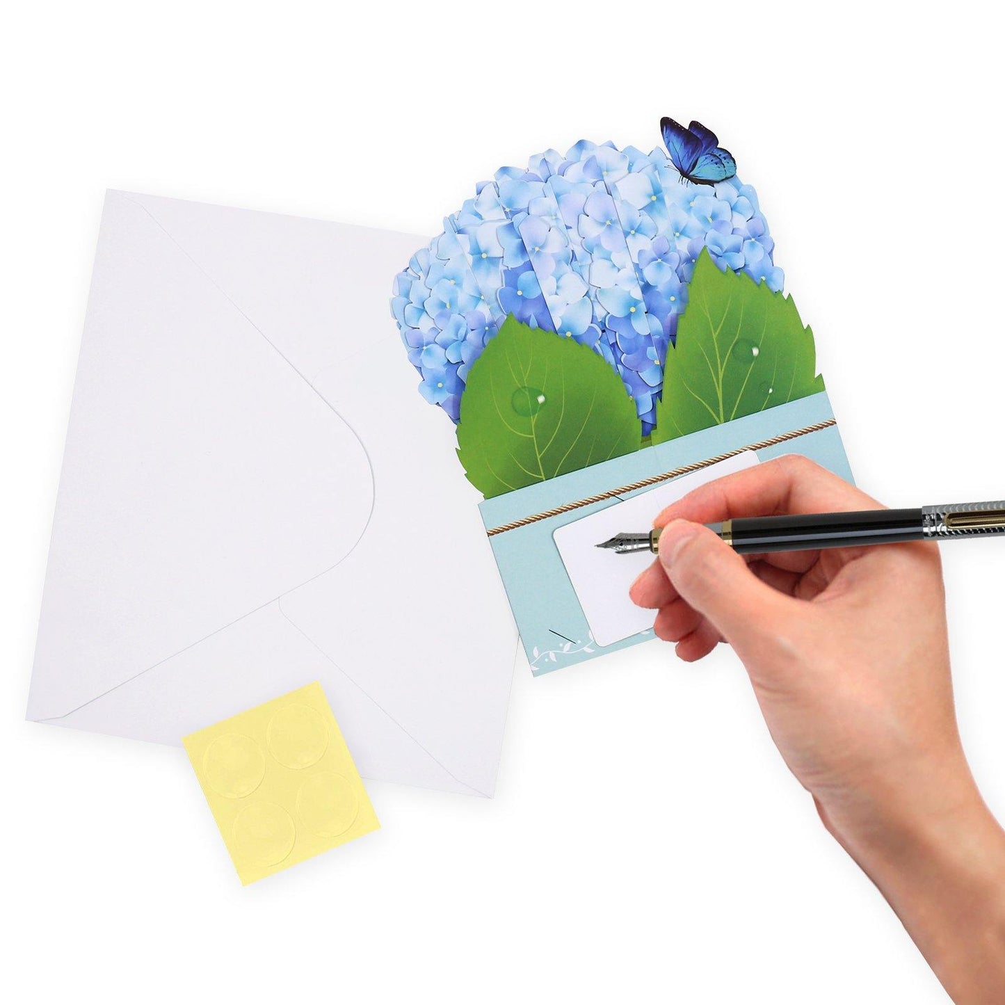 Hydrangea Blossom Pop-Up Card