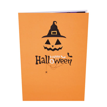 Halloween Pumpkin Pop-Up Card