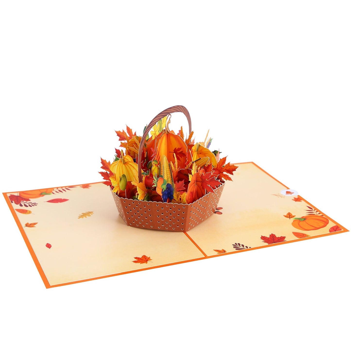 Pumpkin Basket Pop-Up Card