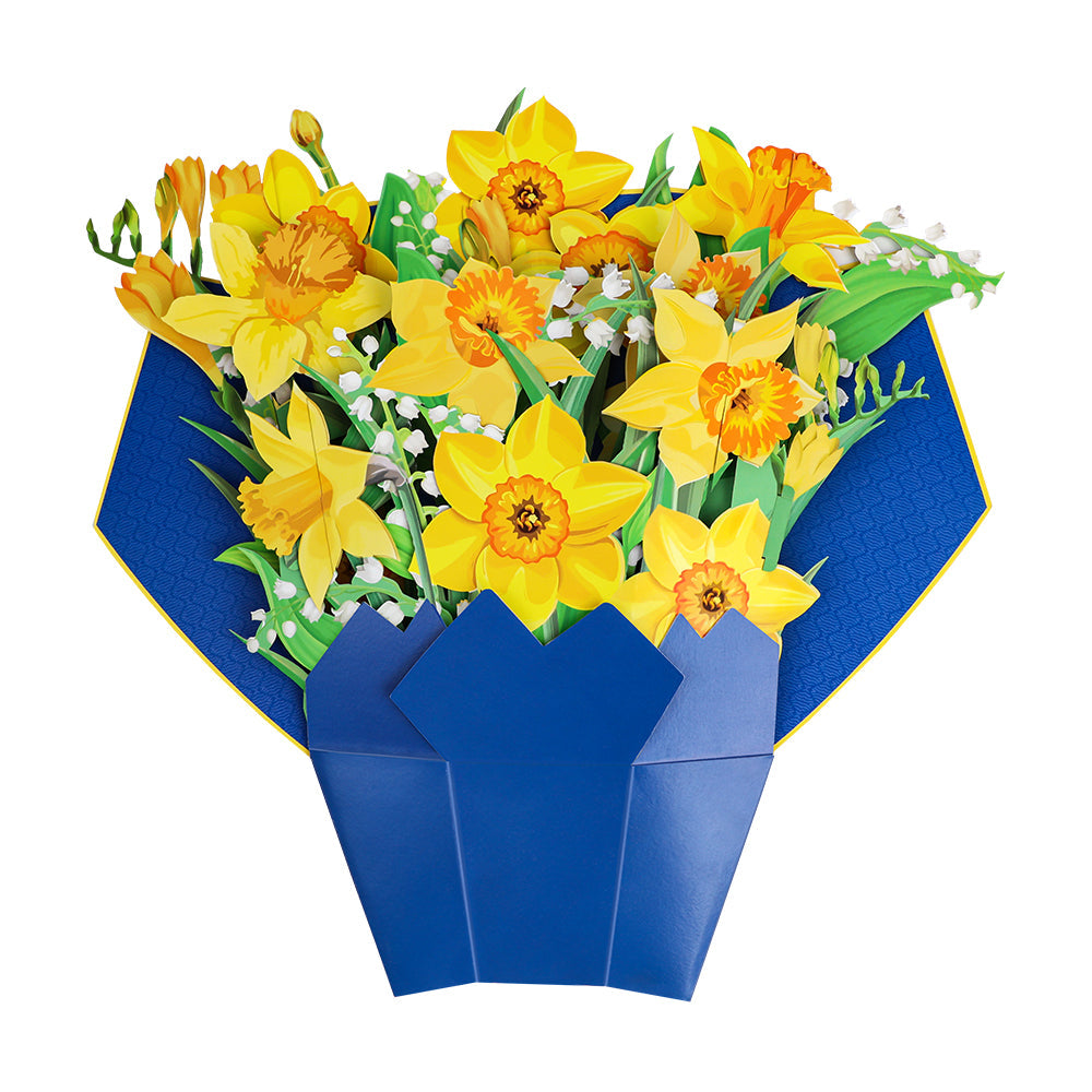 Daffodil Life Sized Bouquet