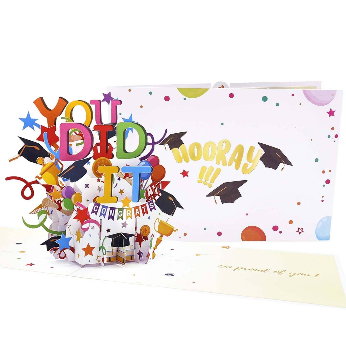 You Did It Graduation Pop-Up Card