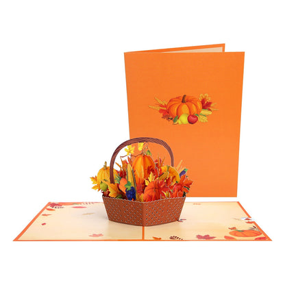 Pumpkin Basket Pop-Up Card