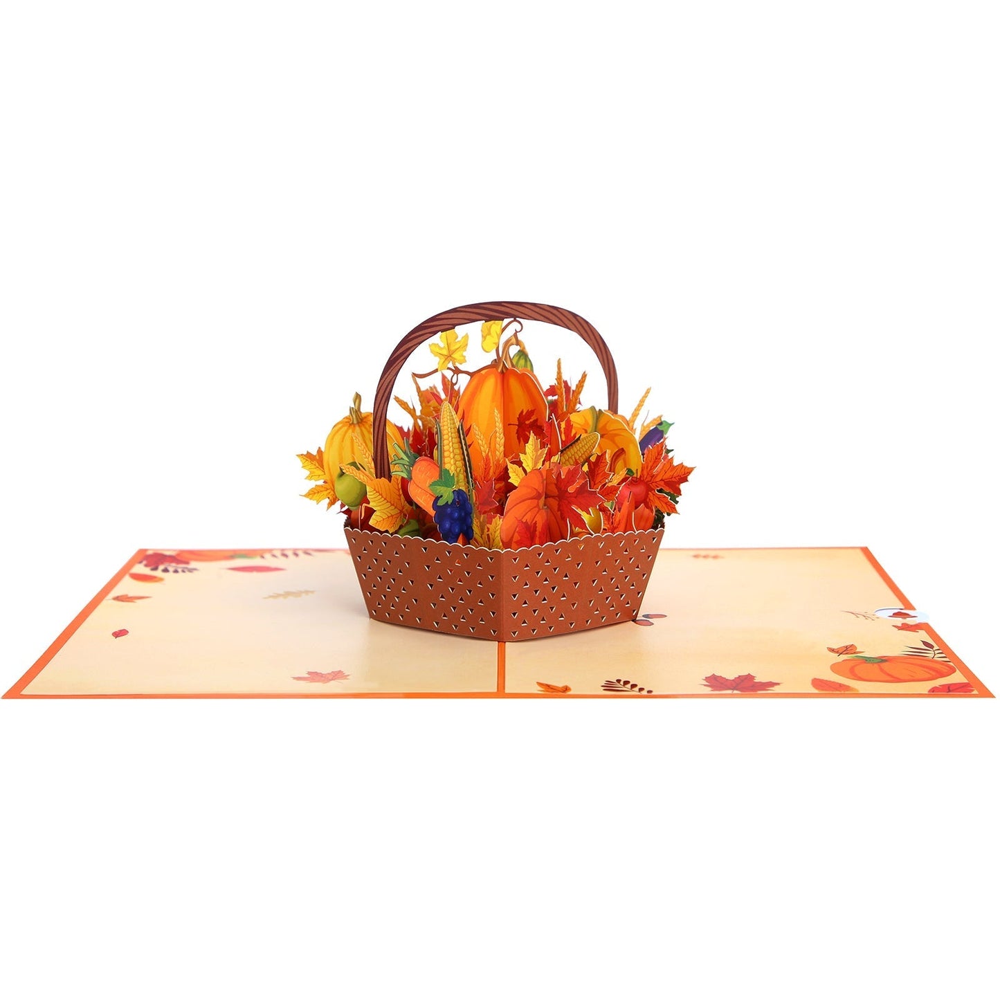 Pumpkin Basket Pop-Up Card