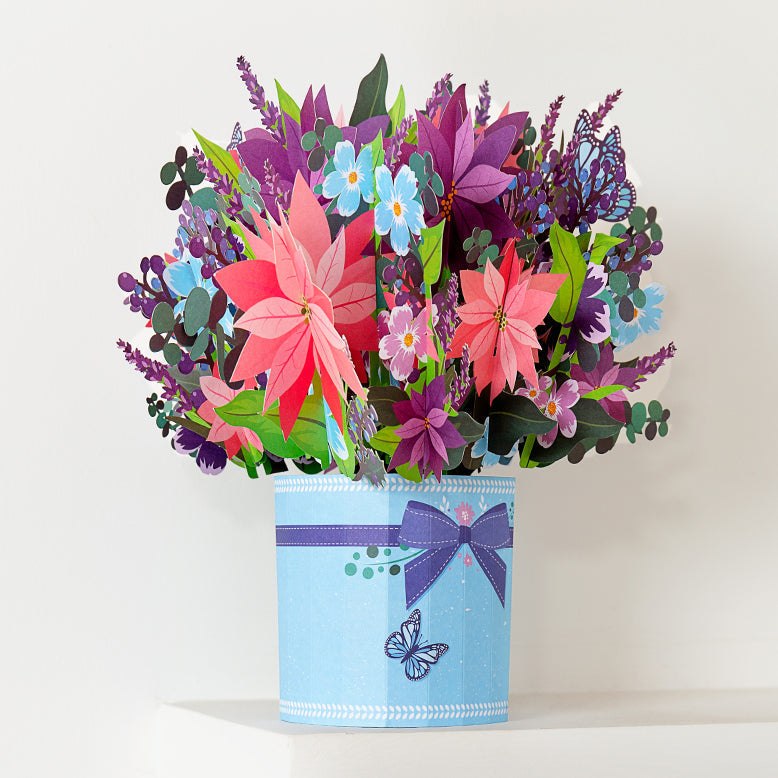 Holiday Pop-Up Flower Bouquet