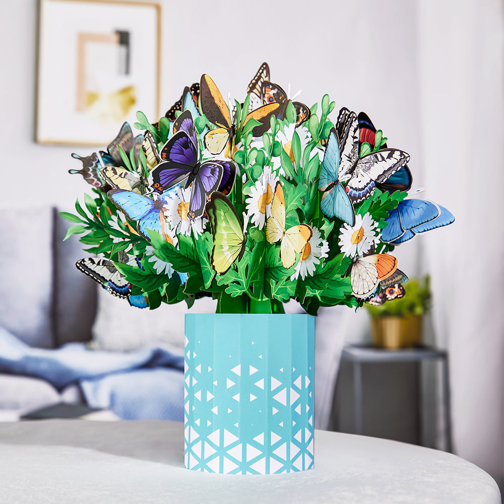 Butterfly Pop-Up Flower Bouquet