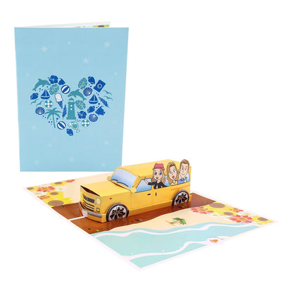 Beach Trip Pop Up Card