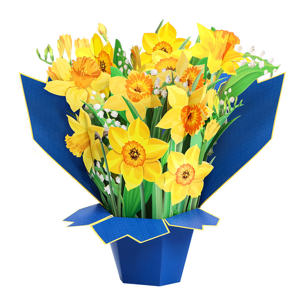 Daffodil Life Sized Bouquet