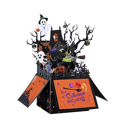 Halloween Witch Pop-Up Card