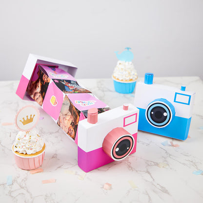 Custom Paper Photo Album Magic Spiral Cube Camera Box