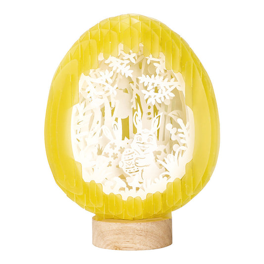 Bunny Eggs Globe Popup Light