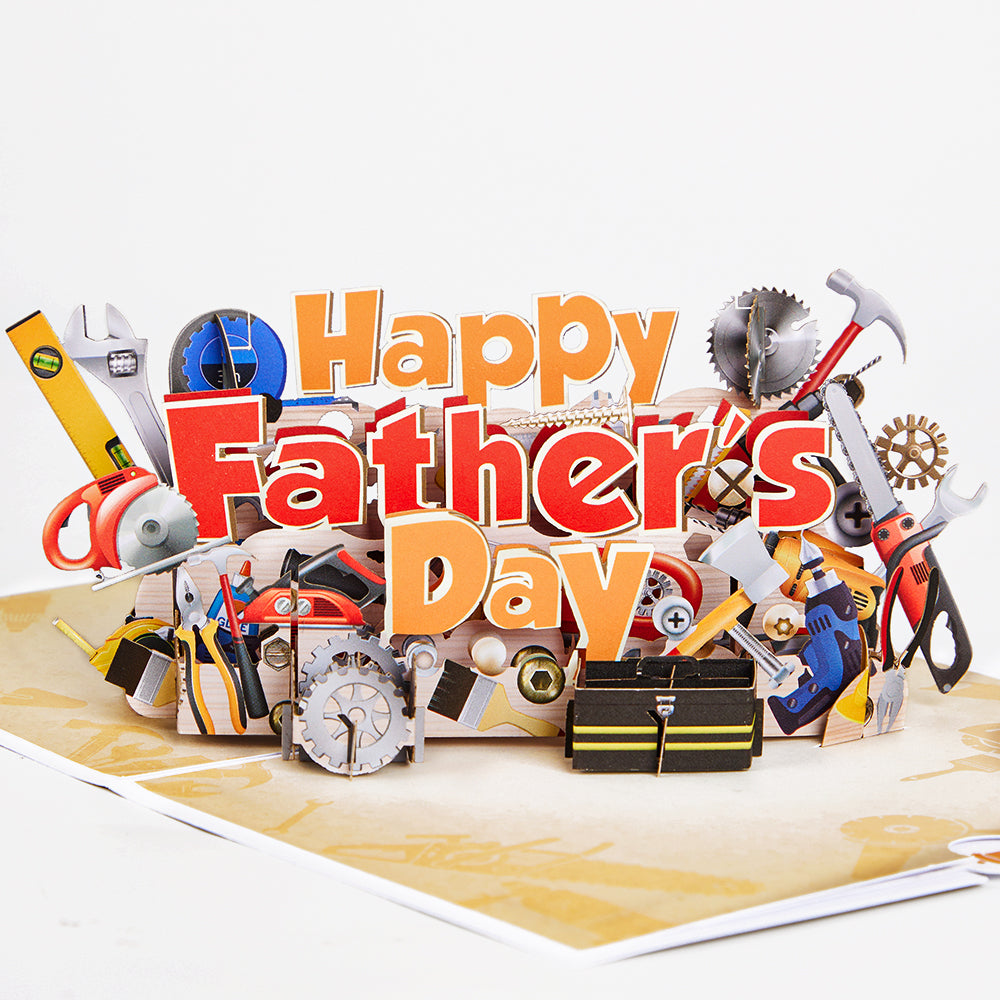 Happy Father's Day Toolbox Pop-up Card