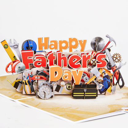 Happy Father's Day Toolbox Pop-up Card