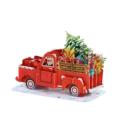 Christmas Truck Pop-Up Ornament